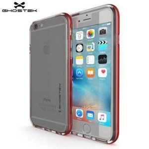 FOR iPhone 6S / 6 Tough Case – Clear / Red Ghostek